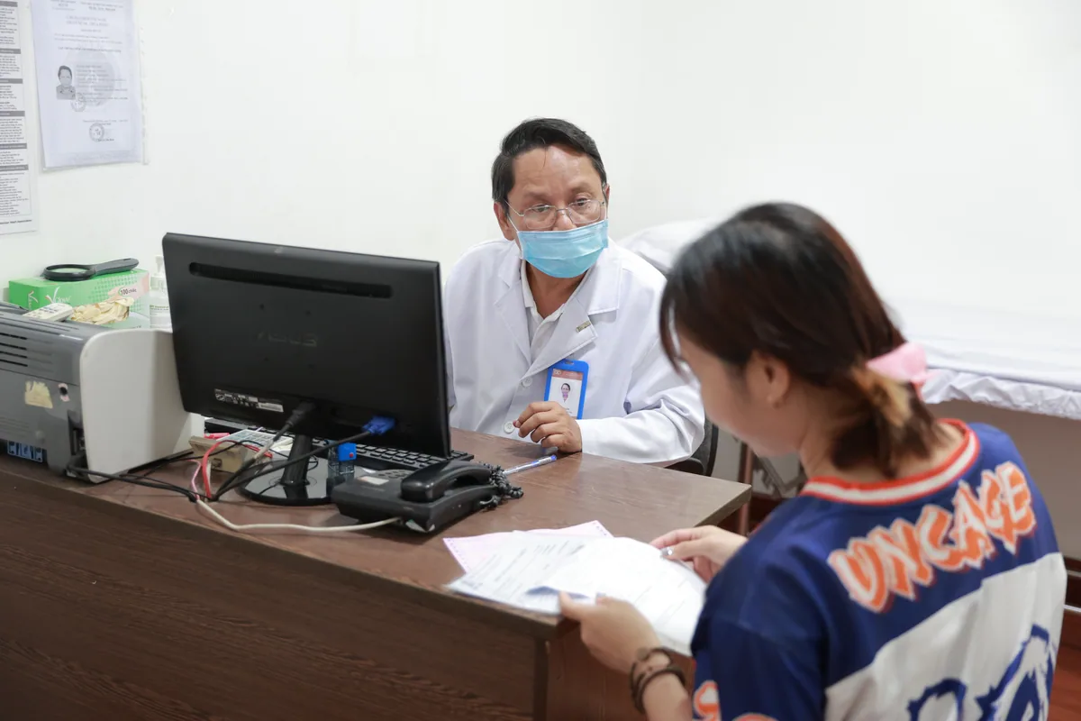 General examination at Ky Hoa Medical Center