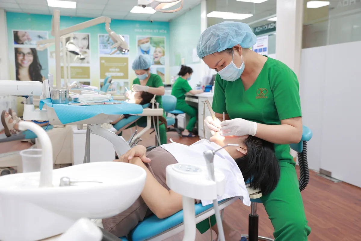 Dental care at Ky Hoa Medical Center