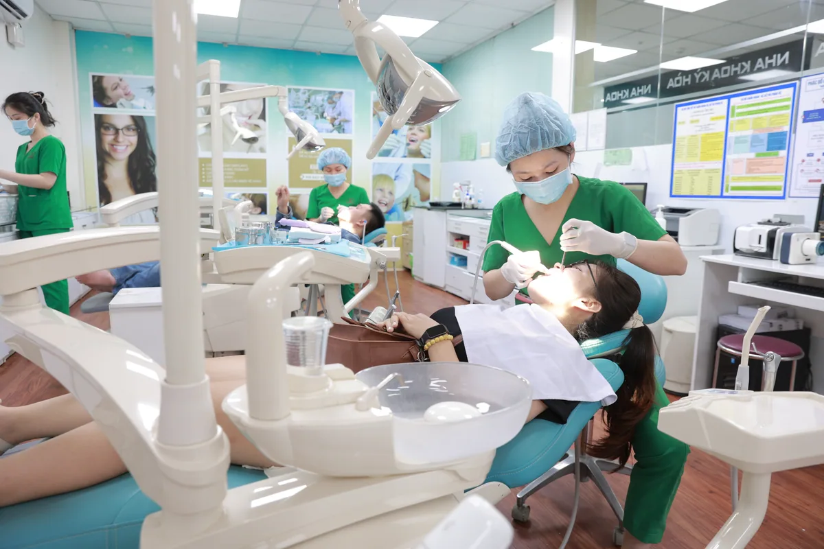 Dental care at Ky Hoa Medical Center