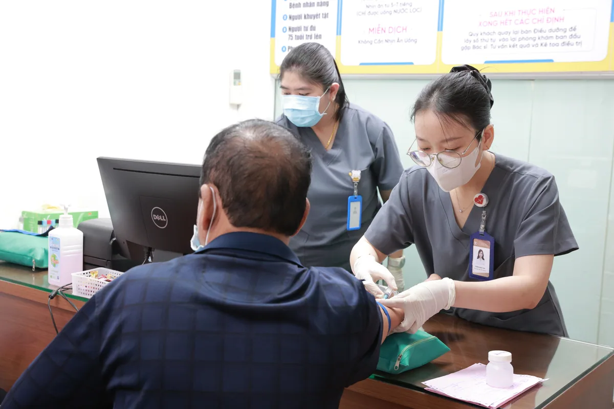 Xét nghiệm tại Trung tâm Y khoa Kỳ Hòa