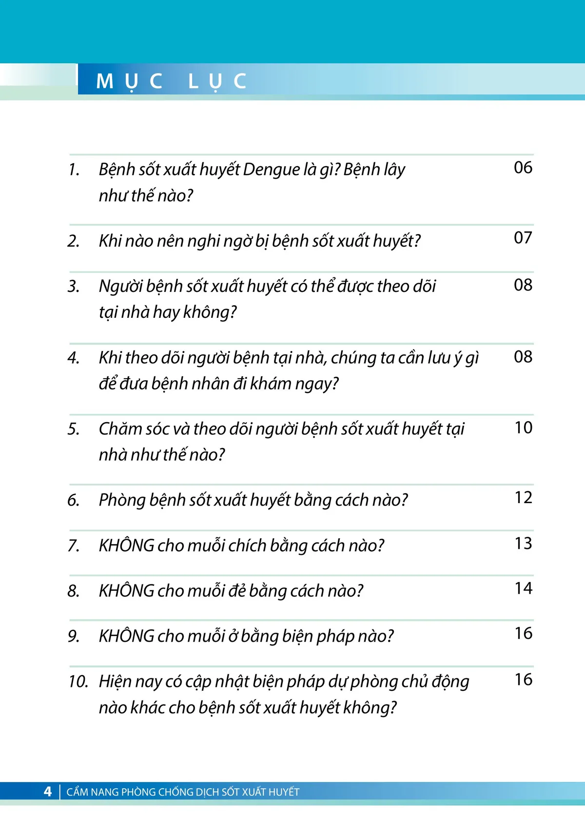 Cẩm nang phòng, chống dịch sốt xuất huyết - trang 2