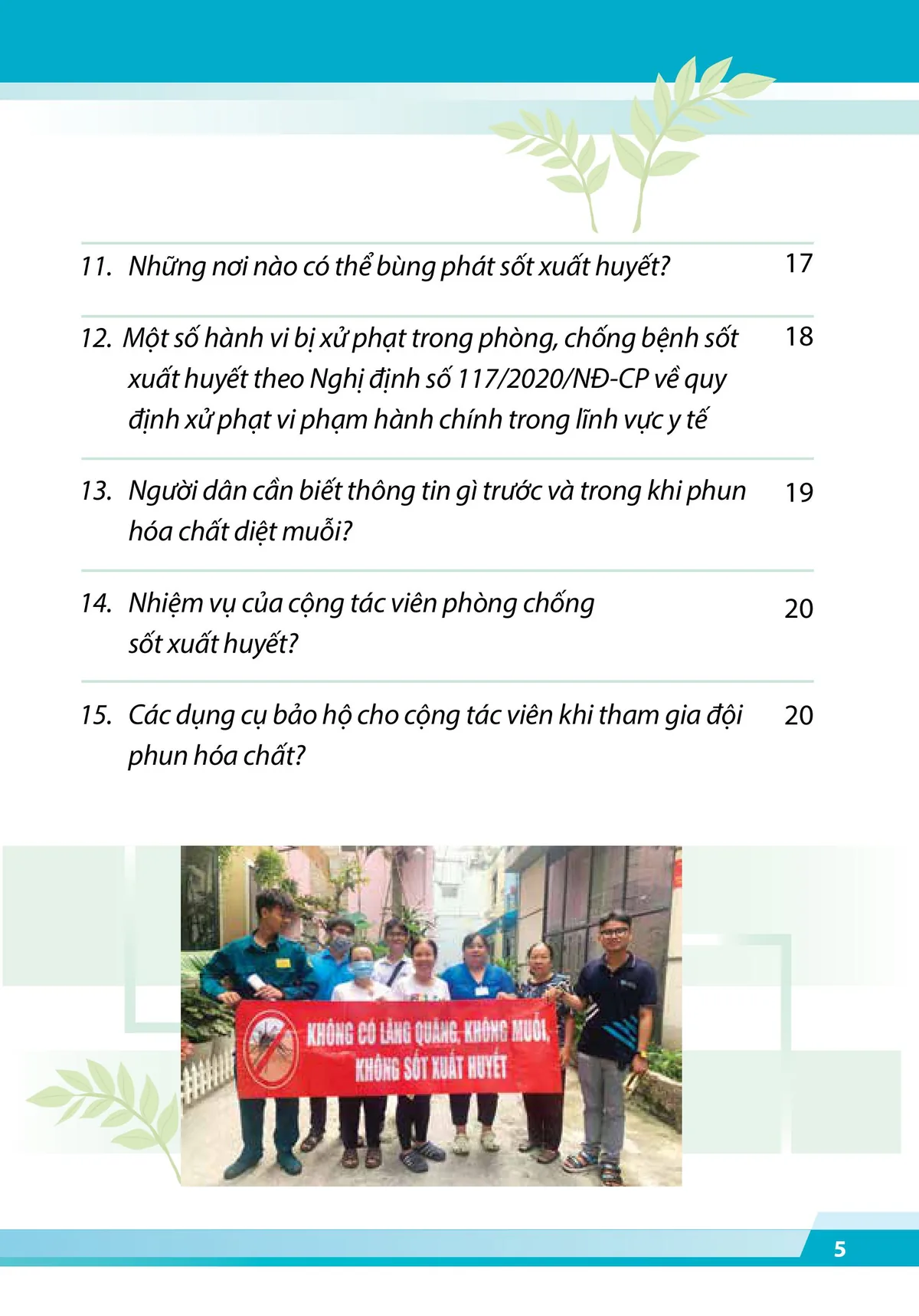Cẩm nang phòng, chống dịch sốt xuất huyết - trang 3