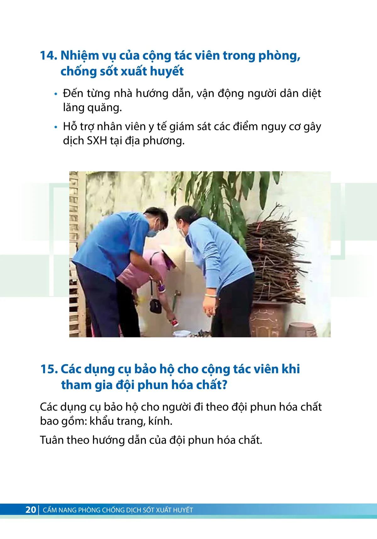 Cẩm nang phòng, chống dịch sốt xuất huyết - trang 18