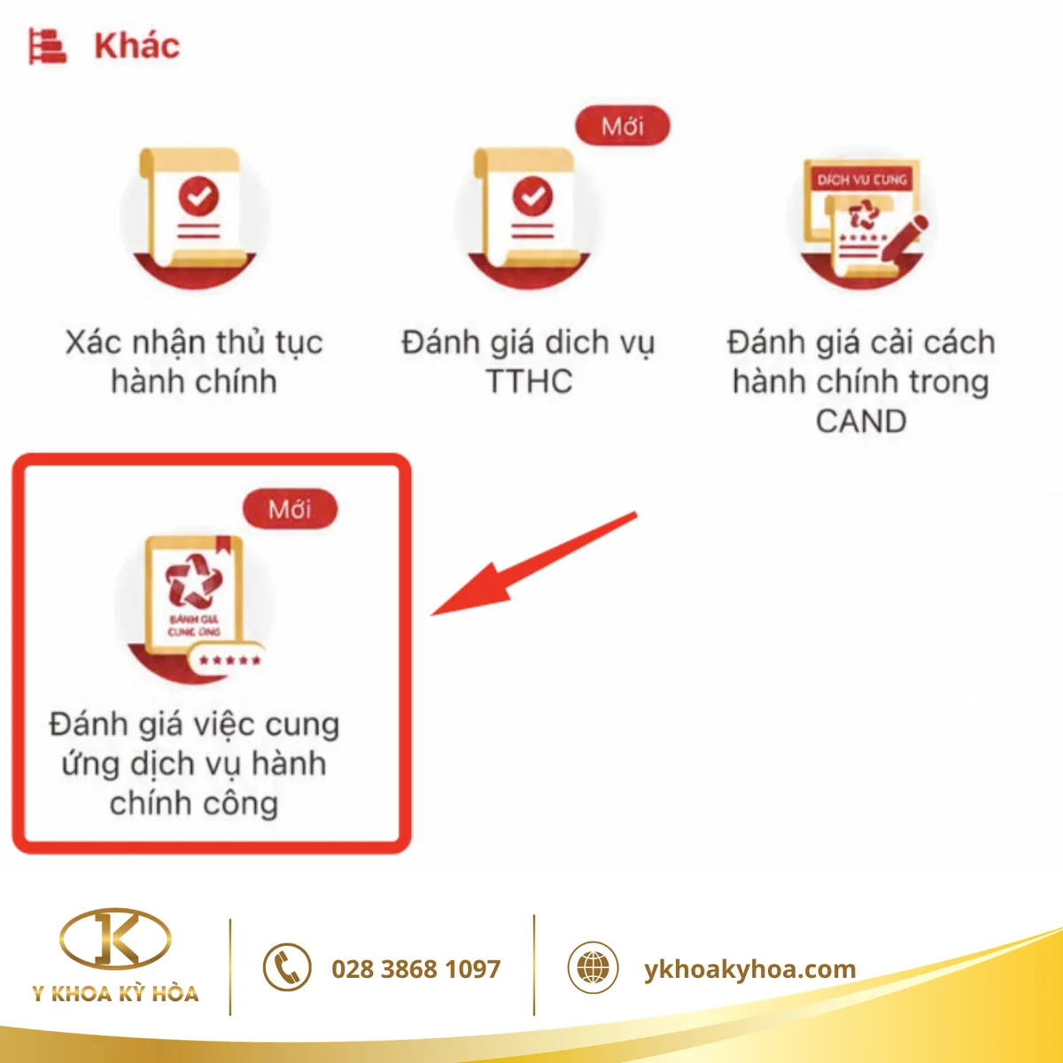 Chọn Đánh giá việc cung ứng dịch vụ hành chính công trên VNeID